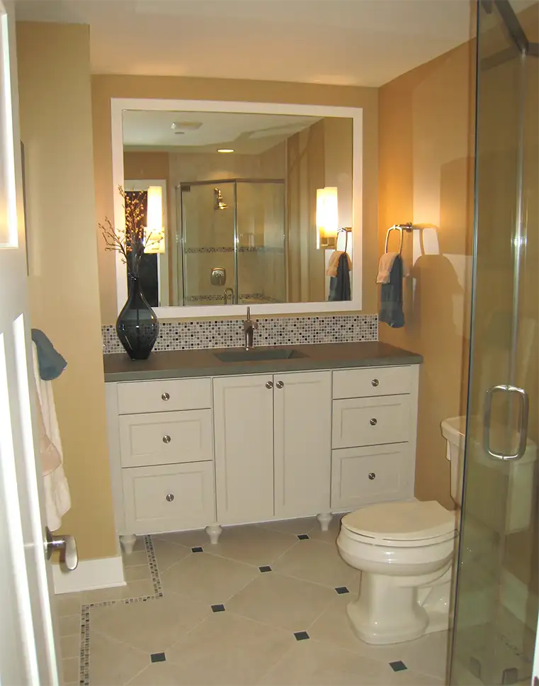 Bathroom after renovation