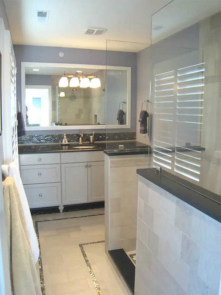 Bathroom after renovation