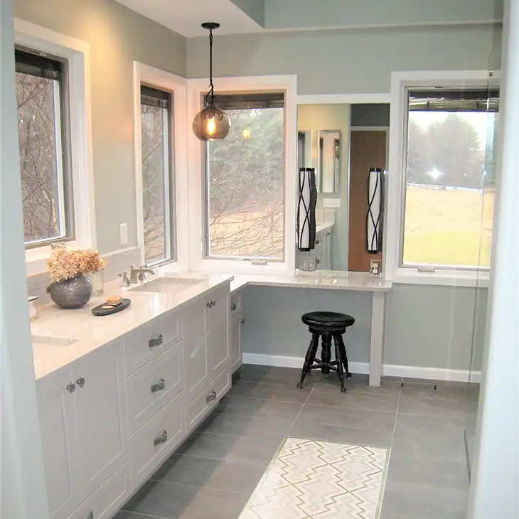 Main bathroom after renovation