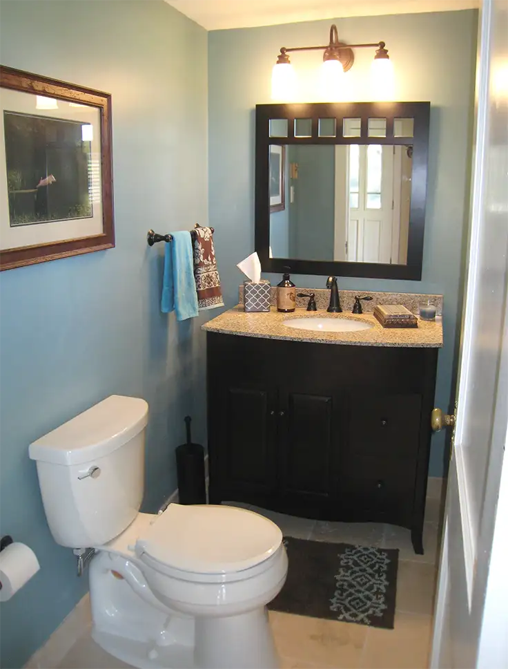 Bathroom after renovation