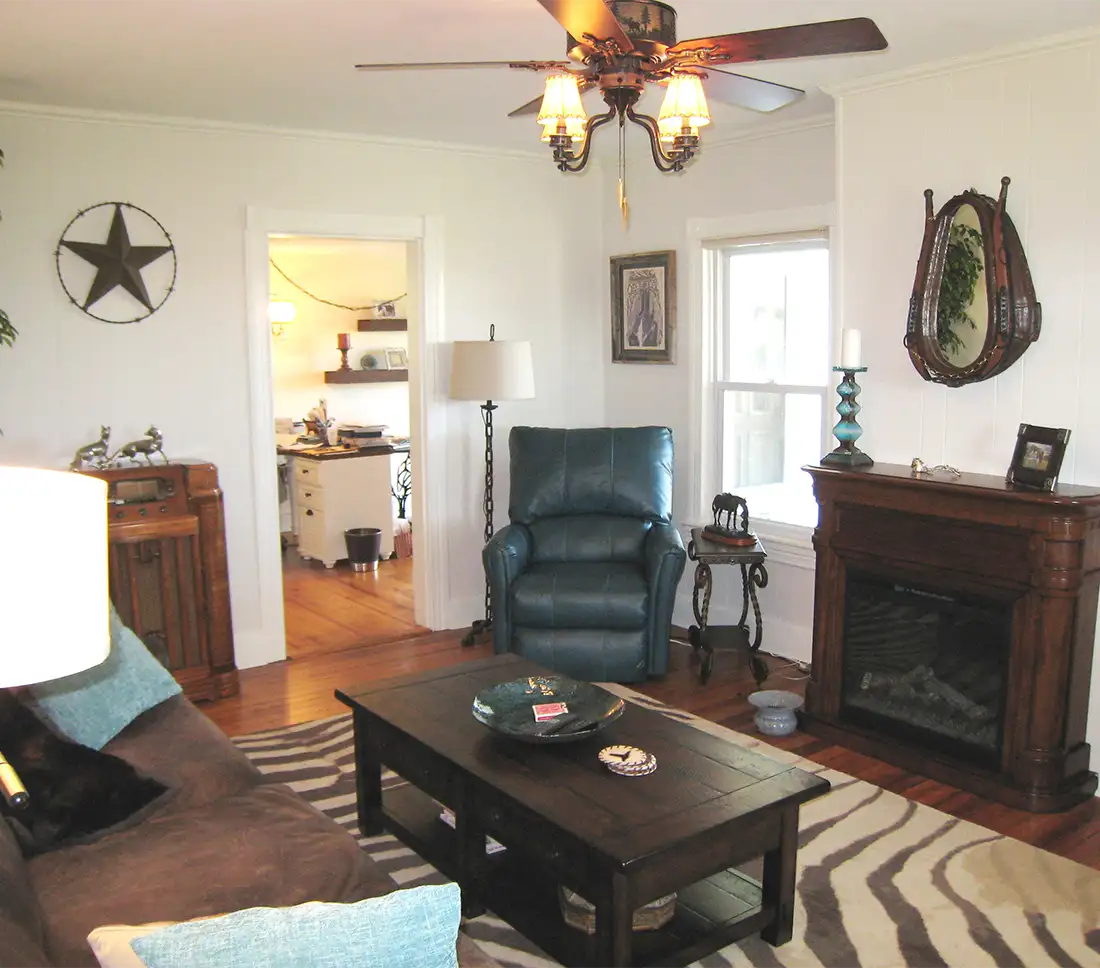Family room after renovation