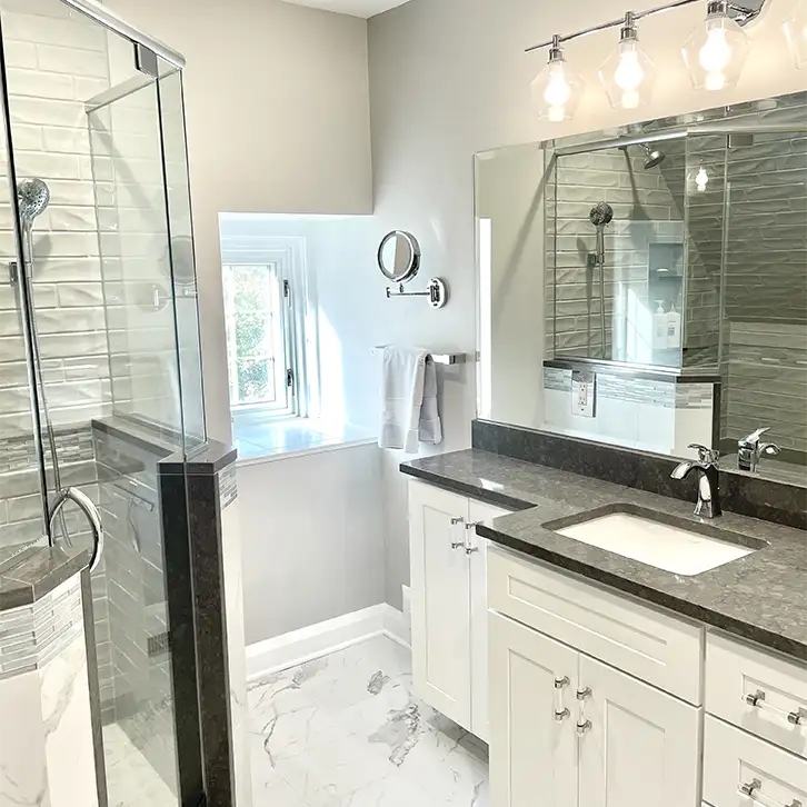 Top floor guest bathroom renovation