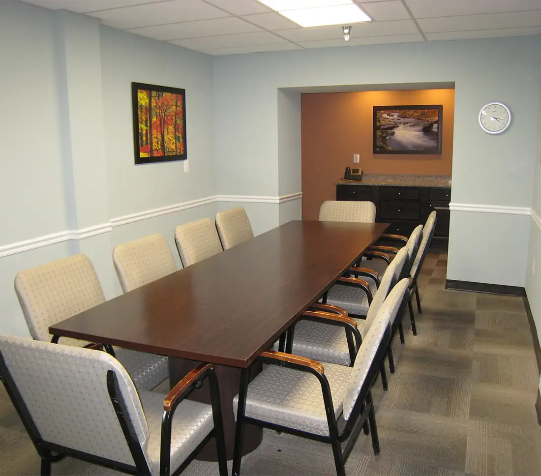 Bank area after renovation