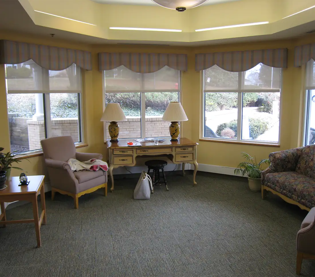 Common area before renovation