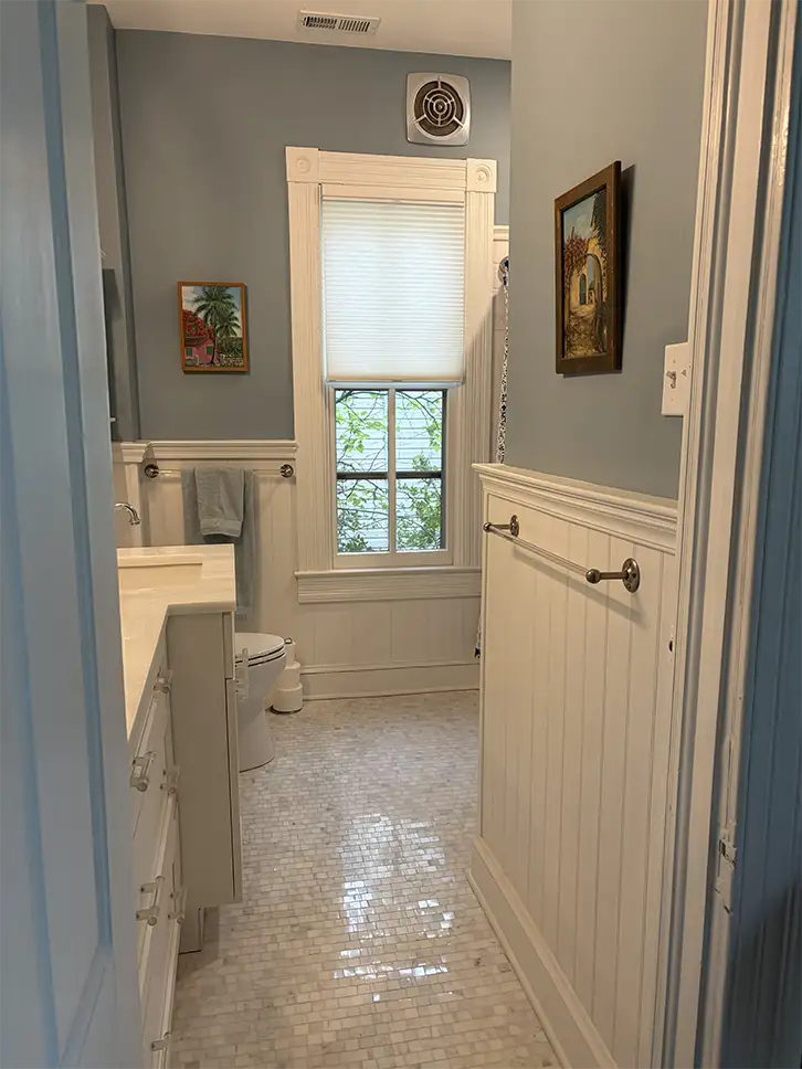 Bathroom after renovation