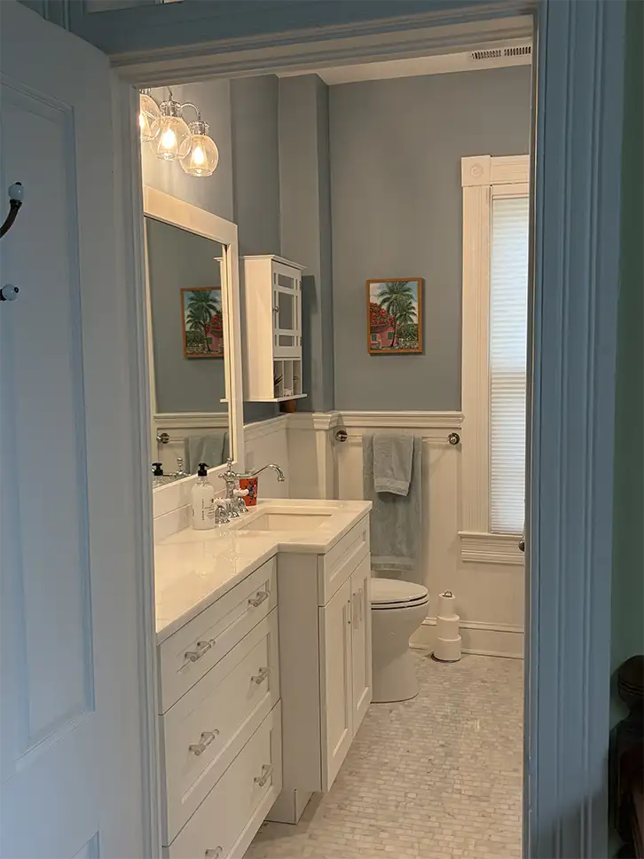 Bathroom after renovation