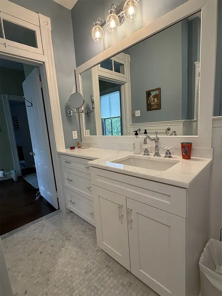 Bathroom after renovation